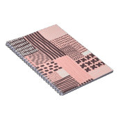 Carnet Abstrait moderne : texture transparente vintage. (Côté Droit)