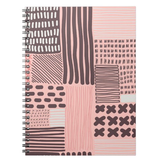 Carnet Abstrait moderne : texture transparente vintage. (Devant)