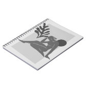 Carnet Abstrait monochrome (Côté gauche)