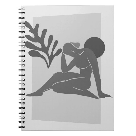 Carnet Abstrait monochrome (Devant)