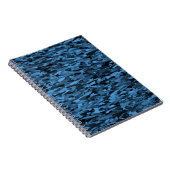 Carnet Abstrait Motif bleu noir (Côté Droit)