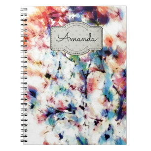 Carnet Abstrait, motif coloré, lumineux, élégant