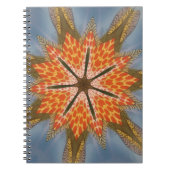 Carnet Abstrait Motif léopard : un effet kaléidoscope (Devant)