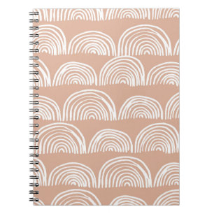 Carnet Abstrait motif sans couture dessiné à la main.