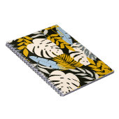 Carnet Abstrait motif sans faille avec des feuilles tropi (Côté Droit)