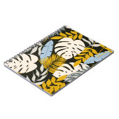 Carnet Abstrait motif sans faille avec des feuilles tropi (Côté gauche)