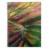 Carnet Abstrait multicolore (Devant)