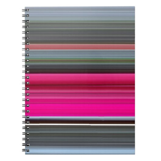 Carnet Abstrait n° 1 : Cerise et gris (Devant)