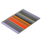 Carnet Abstrait n° 1 : orange et gris (Côté gauche)