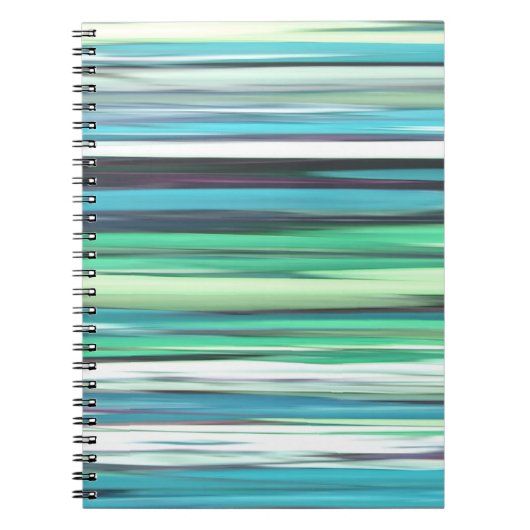 Carnet Abstrait n° 2 : bleu vert d'eau (Devant)