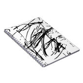Carnet Abstrait noir et blanc (Côté Droit)