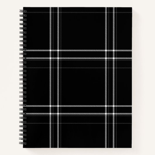 Carnet Abstrait noir et blanc (Devant)