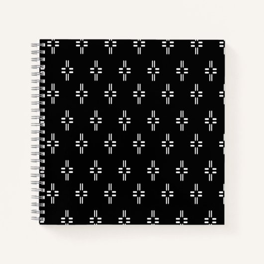 Carnet Abstrait noir et blanc (Devant)