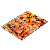 Carnet Abstrait orange (Côté gauche)