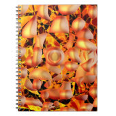 Carnet Abstrait orange (Devant)