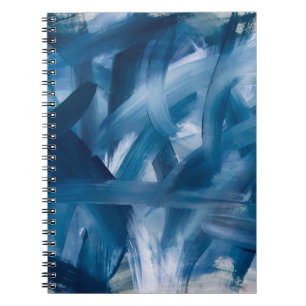 Carnet Abstrait paysage de peinture moderne. Art de nuit
