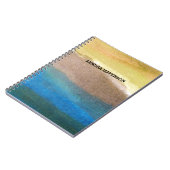 Carnet abstrait peint (Côté gauche)