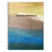 Carnet abstrait peint (Devant)