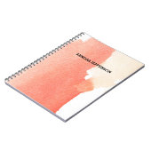Carnet abstrait peint (Côté gauche)