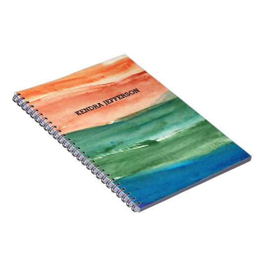 Carnet abstrait peint (Côté Droit)