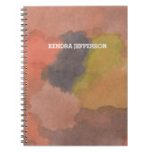 Carnet abstrait peint (Devant)