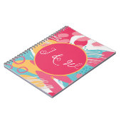 Carnet Abstrait Personnalisé Coloré (Côté gauche)