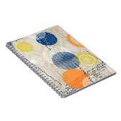 Carnet Abstrait point de polka coloré (Côté Droit)