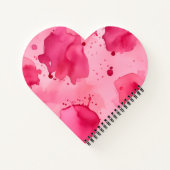 Carnet Abstrait rose sur rose  (Dos)