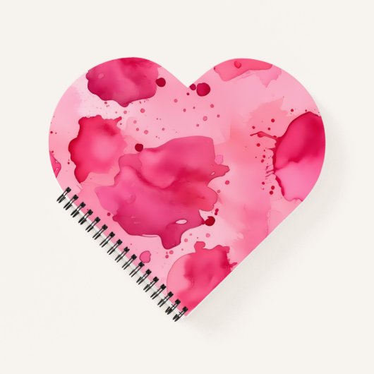 Carnet Abstrait rose sur rose  (Devant)