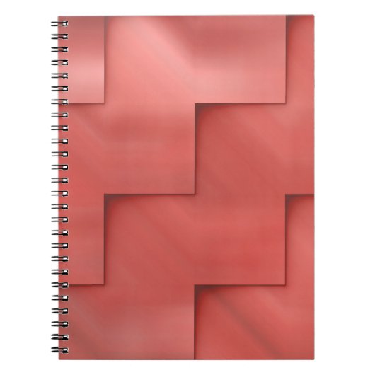 Carnet Abstrait rouge créatif fond abstrait, art, artis (Devant)