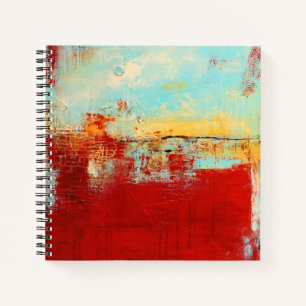 Carnet Abstrait rouge de l'Alaska