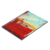 Carnet Abstrait rouge de l'Alaska (Côté gauche)