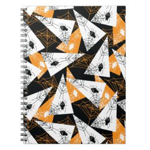 Carnet Abstrait Spider Cobweb Motif I