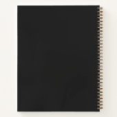 Carnet Abstrait Super marguerite et Rose Gold Frame (Dos)