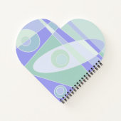 Carnet Abstrait Surf Pastel Purple Green (Dos)