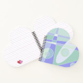 Carnet Abstrait Surf Pastel Purple Green (Intérieur)