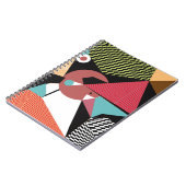 Carnet Abstrait triangles modernes arrière - plan motif i (Côté gauche)