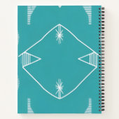 Carnet Abstrait Turquoise (Dos)