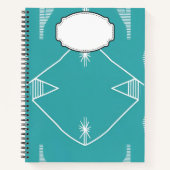 Carnet Abstrait Turquoise (Devant)