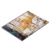 Carnet Abstrait Vieux tableau fissuré texturéabstrait, en (Côté gauche)