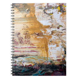 Carnet Abstrait Vieux tableau fissuré texturéabstrait, en