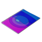 Carnet Abstrait Violet Et Bleu 1007 (Côté gauche)