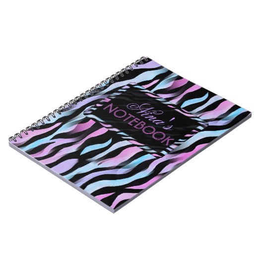 Carnet Abstrait Zebra Stripes (Côté gauche)