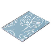 Carnet Abstraite Feuille Tropicale : Verdure transparente (Côté gauche)