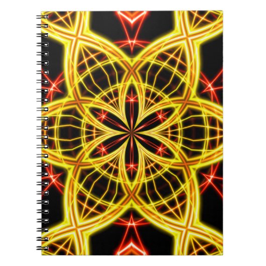 Carnet Abstraite lumière dorée sur scène. (Devant)
