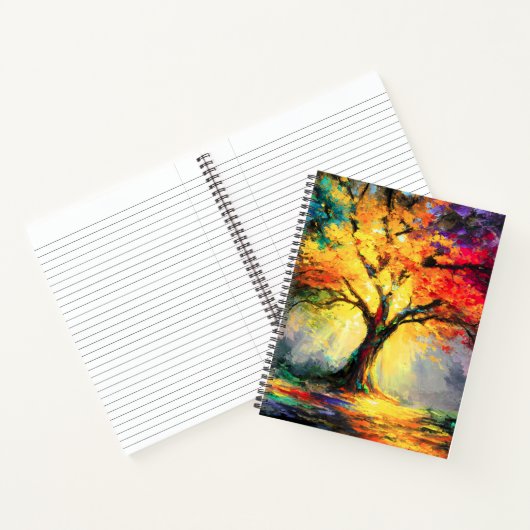 Carnet Abstraite nature spirituelle Arbre de vie (Intérieur)