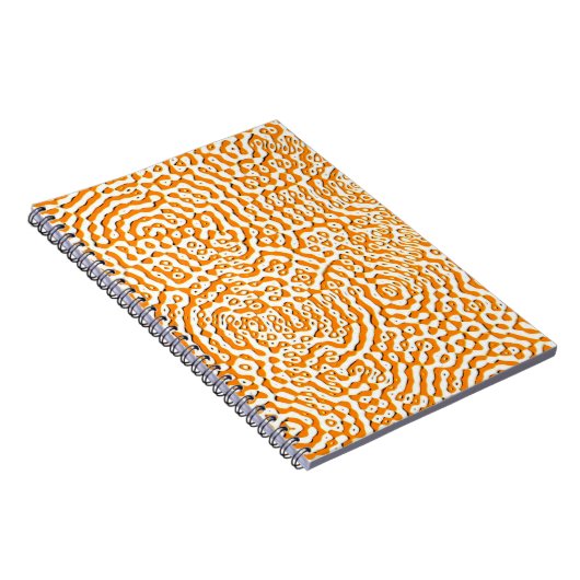 Carnet Abstraite répétition sans fin de texture transpare (Côté Droit)