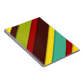 Carnet Abstraites lignes géométriques colorées (Côté Droit)