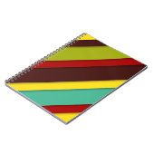 Carnet Abstraites lignes géométriques colorées (Côté gauche)