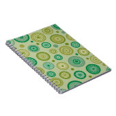 Carnet Abstraits ornements ronds sans couture motif vinta (Côté Droit)